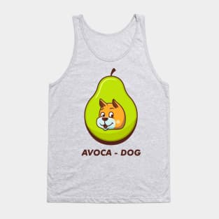 Avocado and dog Tank Top